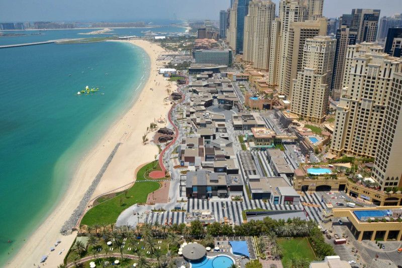 Jumeirah Beach Residence (JBR) in Dubai