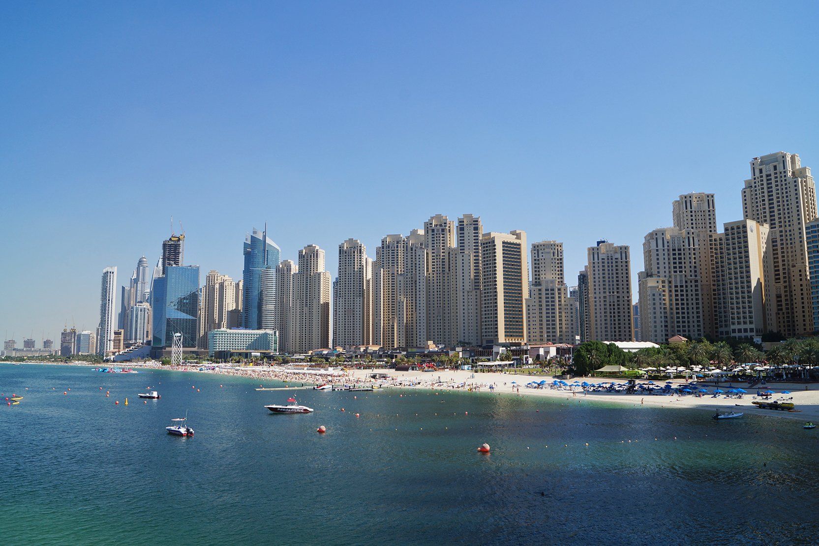 Jumeirah Beach Residence (JBR) in Dubai